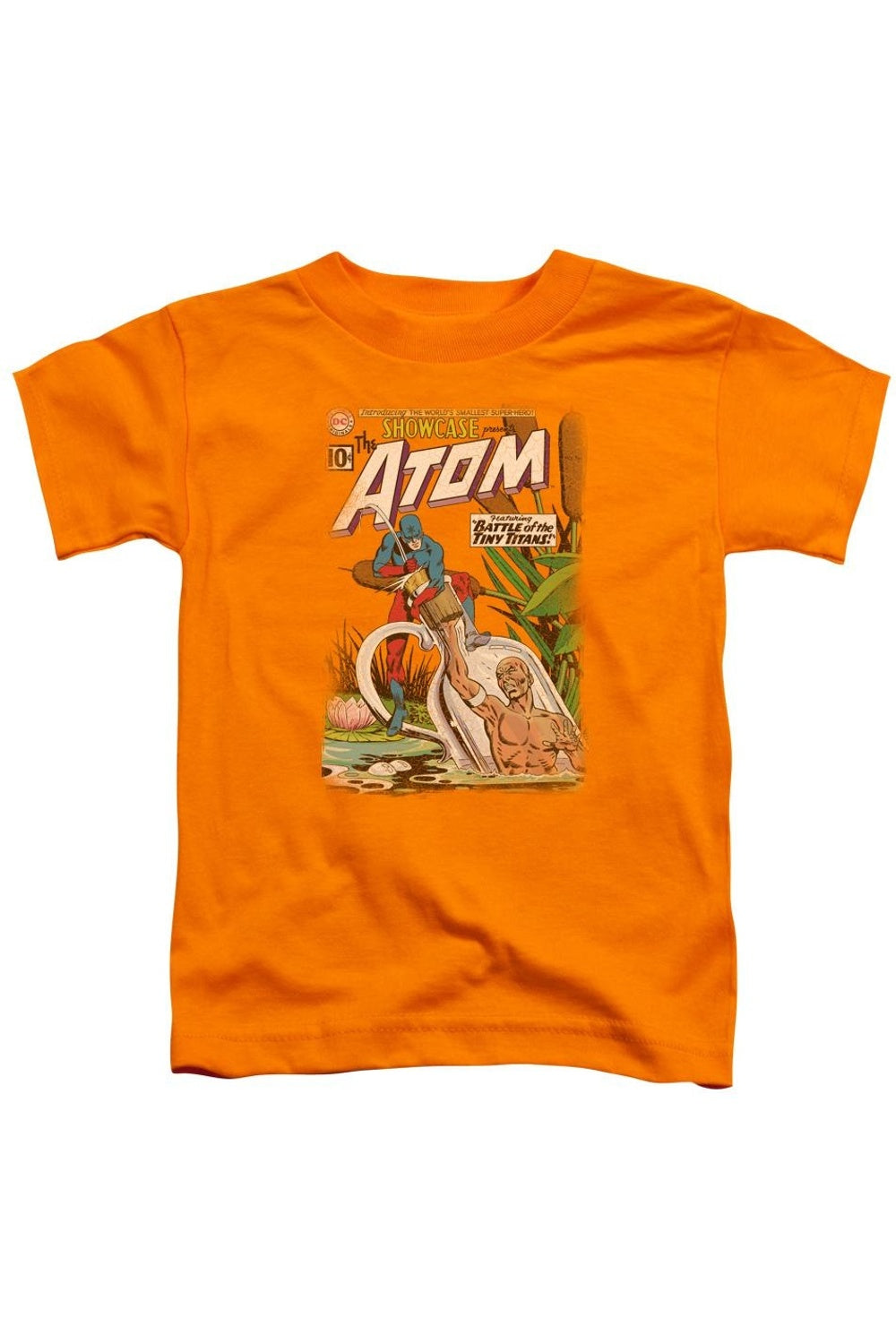 

Футболка с коротким рукавом для малышей с обложкой Justice League of America Showcase #34 Gildan, оранжевый