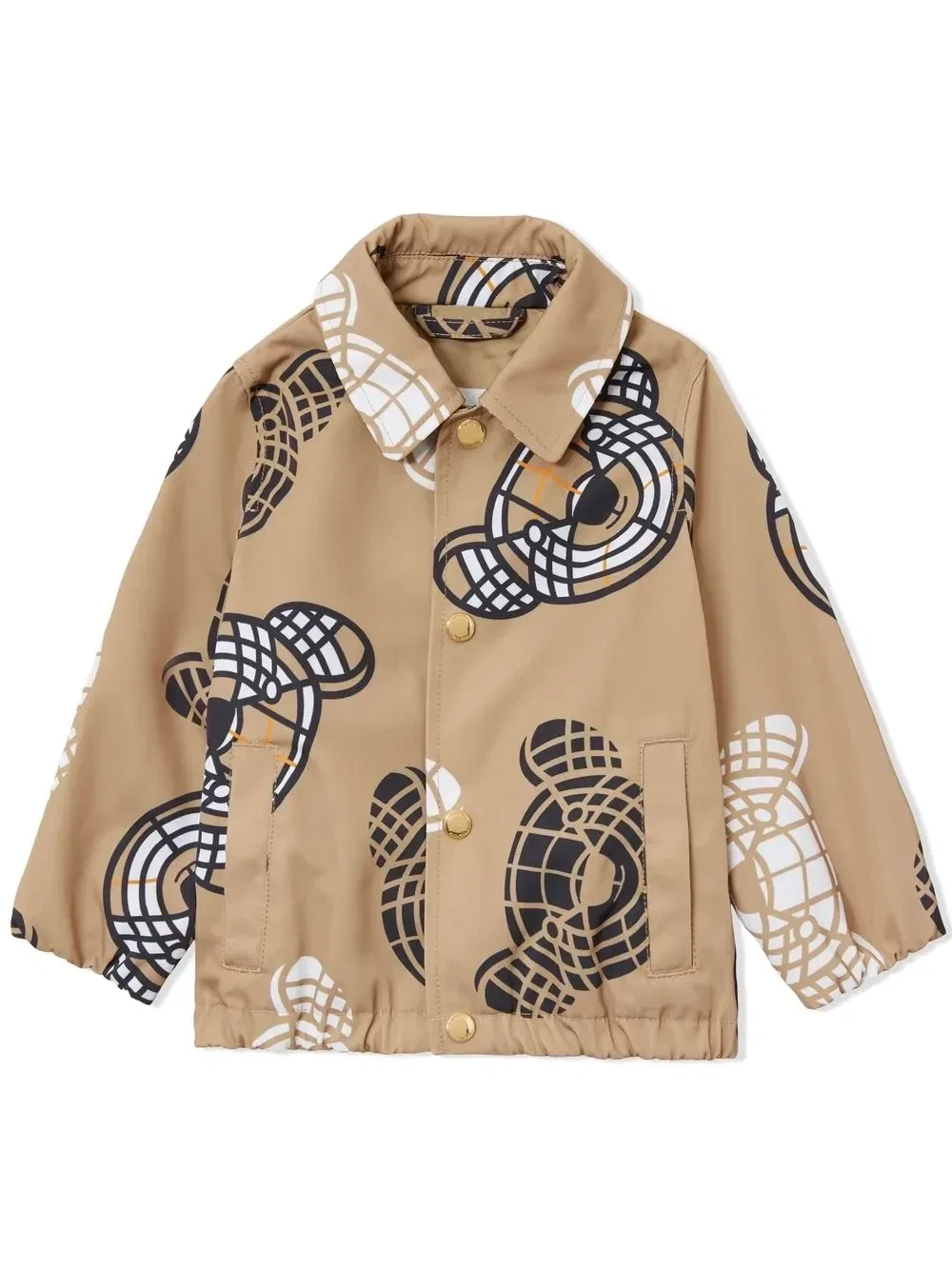 Легкая куртка Thomas Bear Burberry Kids, бежевый