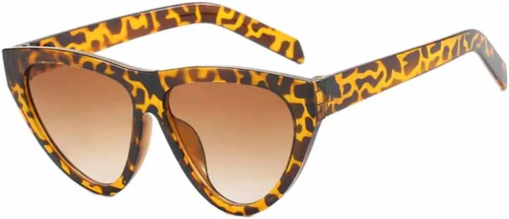 

Солнцезащитные очки с защитой UV400 | «Кошачий глаз», разноцветные | для женщин и мужчин, для занятий спортом на открытом воздухе и вождения DSVIGF, Leopard Brown