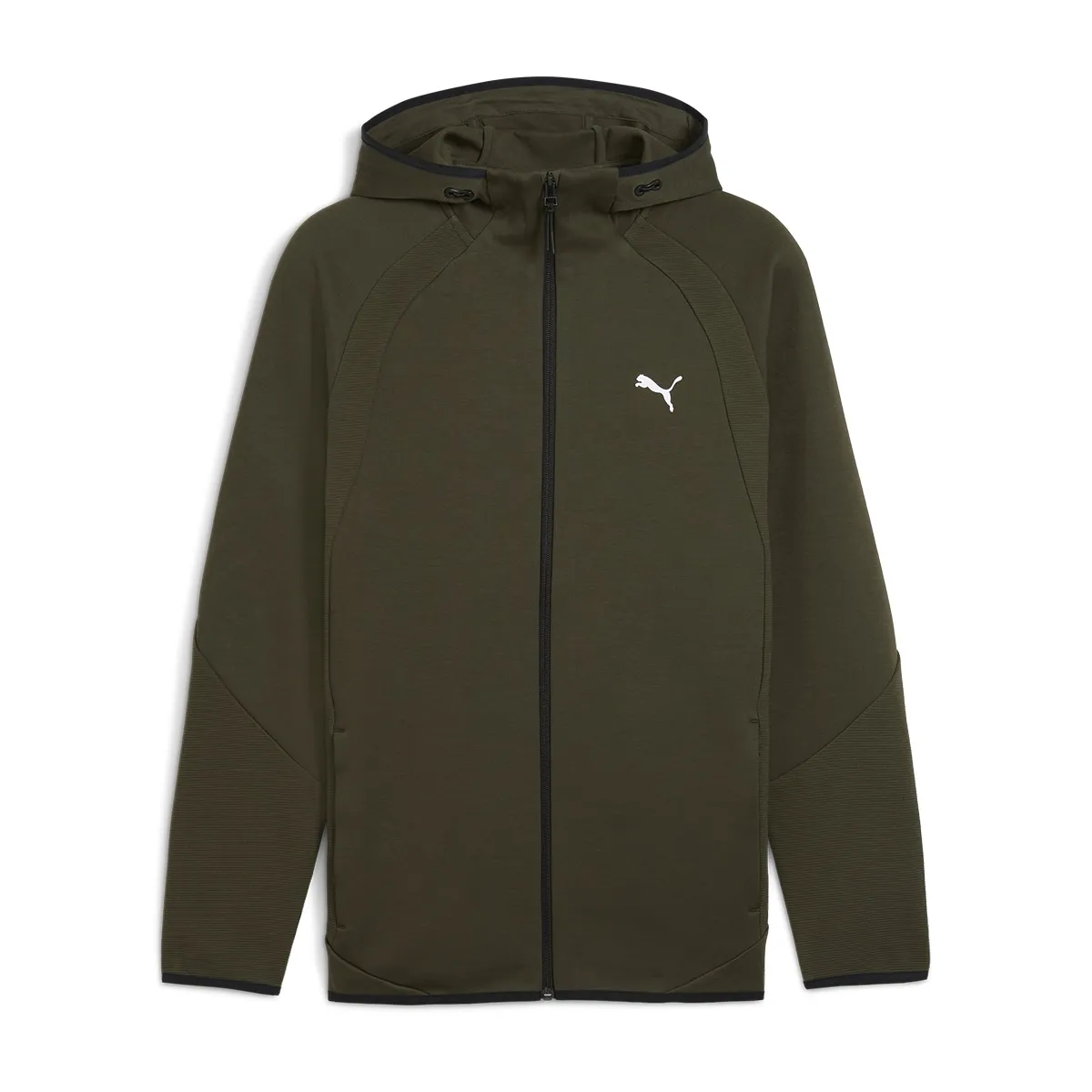 

Толстовка EVOSTRIPE FZ DK унисекс Puma, зеленый