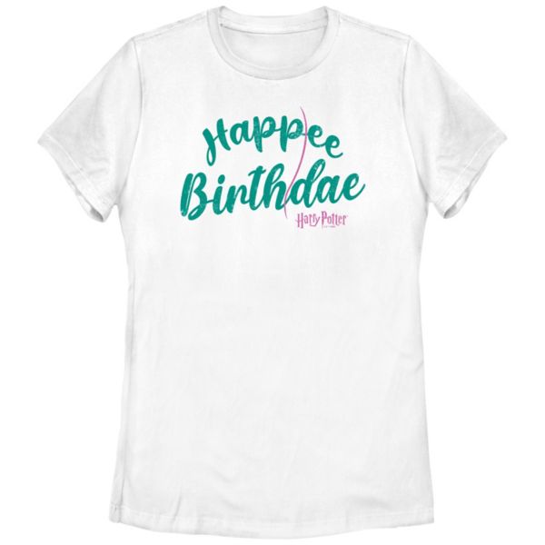 

Футболка с надписью «Happee Birthdaydae» для юниоров Harry Potter, белый