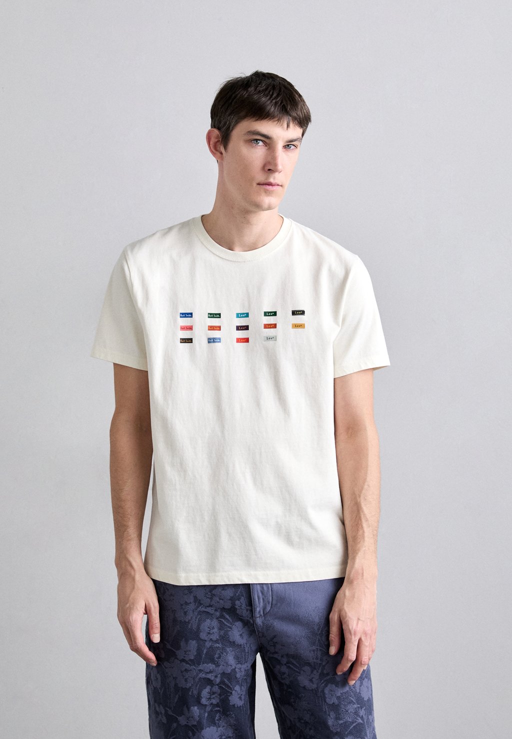 

Футболка с принтом Paul Smith, белый