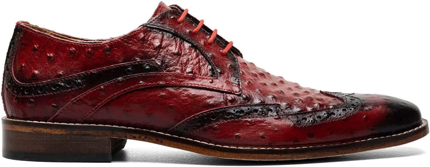 Мужские оксфордские туфли Stacy Adams Gennaro Wingtip Oxford, красный — фото 3