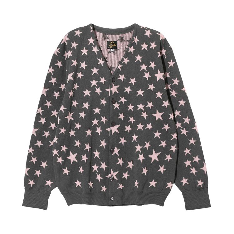 

Кардиган Needles V-Neck Cardigan 'Charcoal', серый