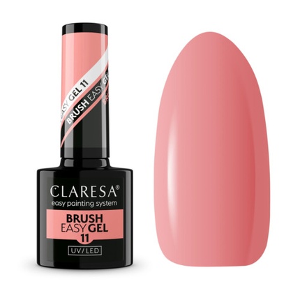 

Brush Easy Gel 11 - 5 мл гель во флаконе с кисточкой - светло-розовый бежевый Claresa