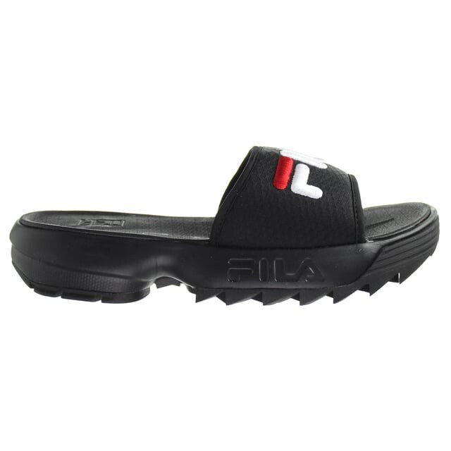 Черные женские шлепанцы Disruptor Slide Fila, черный