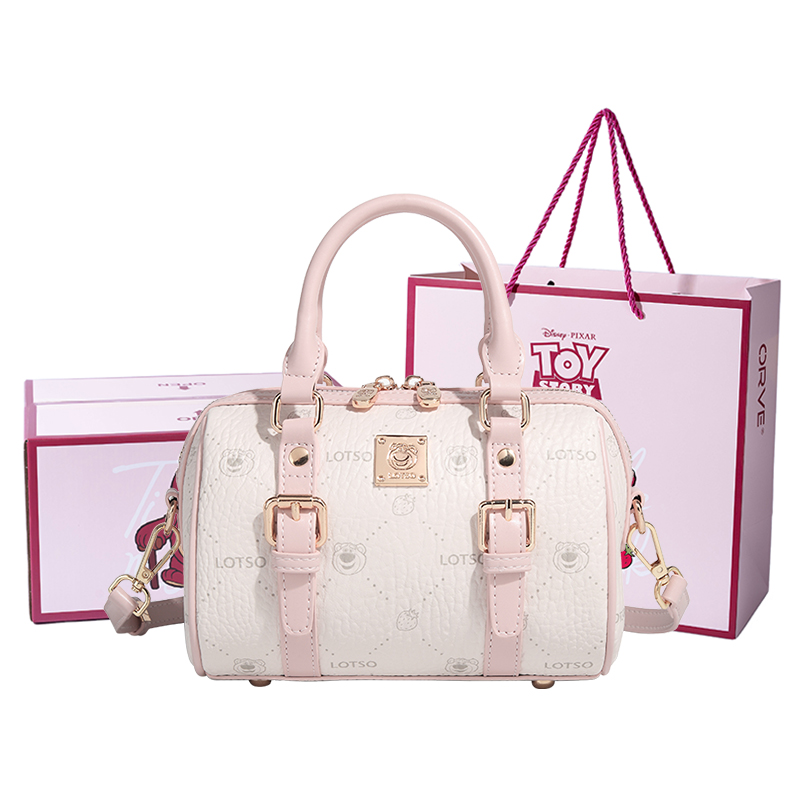 

Disney Косметичка серии Strawberry Bear из ПВХ, Milk Tea[Lotso Box+Shopping Bag]