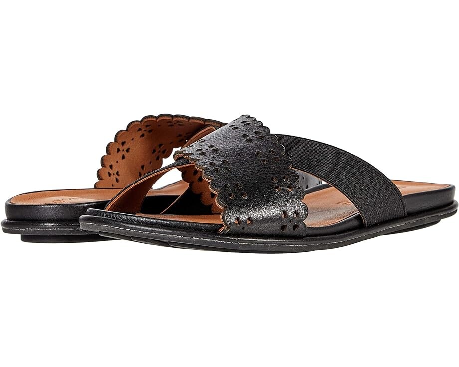 

Сандалии Gentle Souls by Kenneth Cole Lark Cross Elastic Scallop, черный
