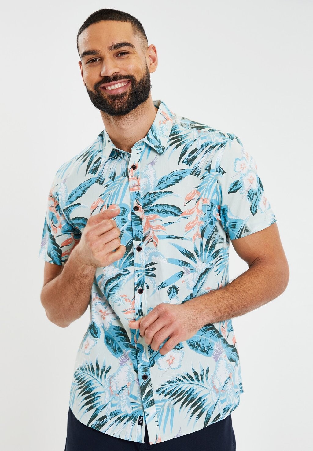

Рубашка THBTROPICAL Threadbare, цвет mint