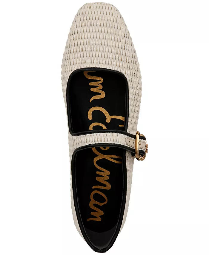 Женские балетки Michaela с ремешком Mary Jane Sam Edelman, загар/бежевый — фото 4