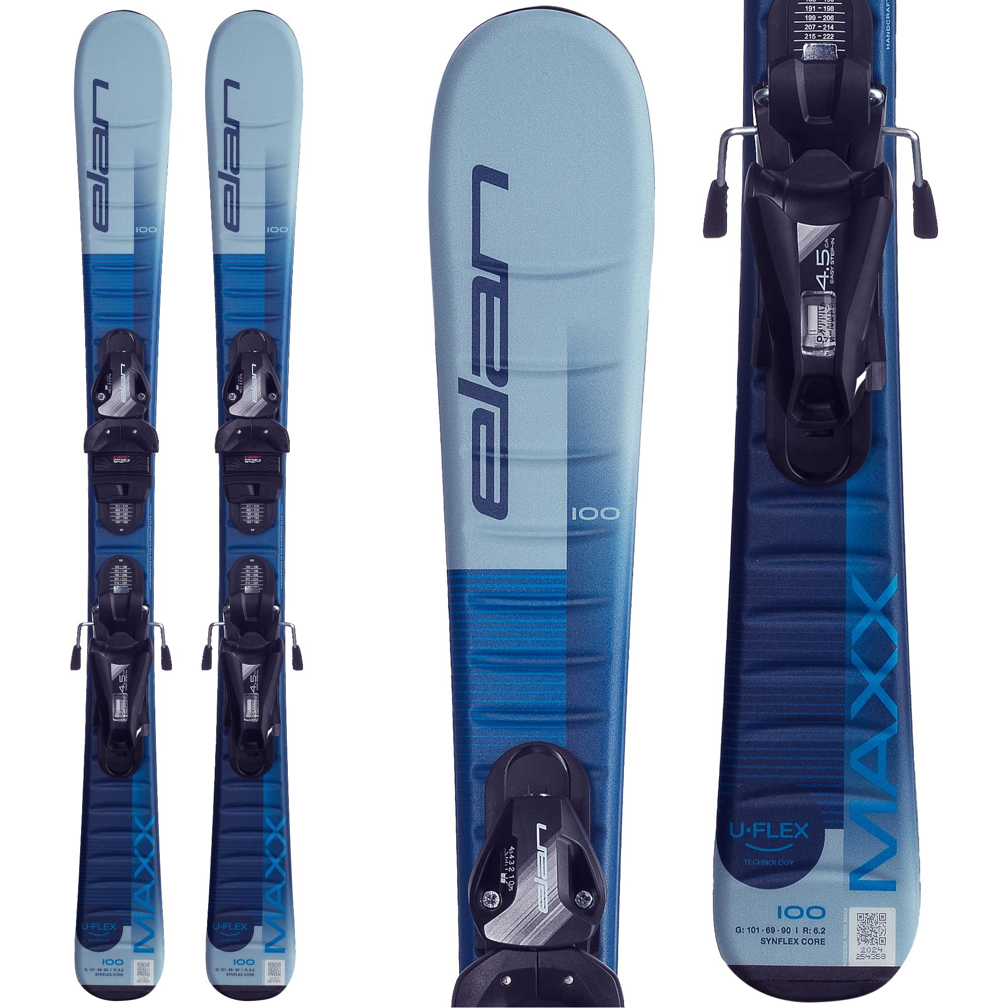 

Детские лыжи Maxx Blue JR Shift с креплениями EL 4.5 GW Elan, One Color