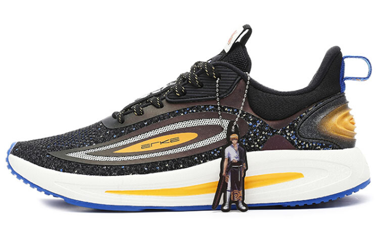 

Кроссовки Strange Bomb для бега мужские с низким верхом, черный/желтый Erke