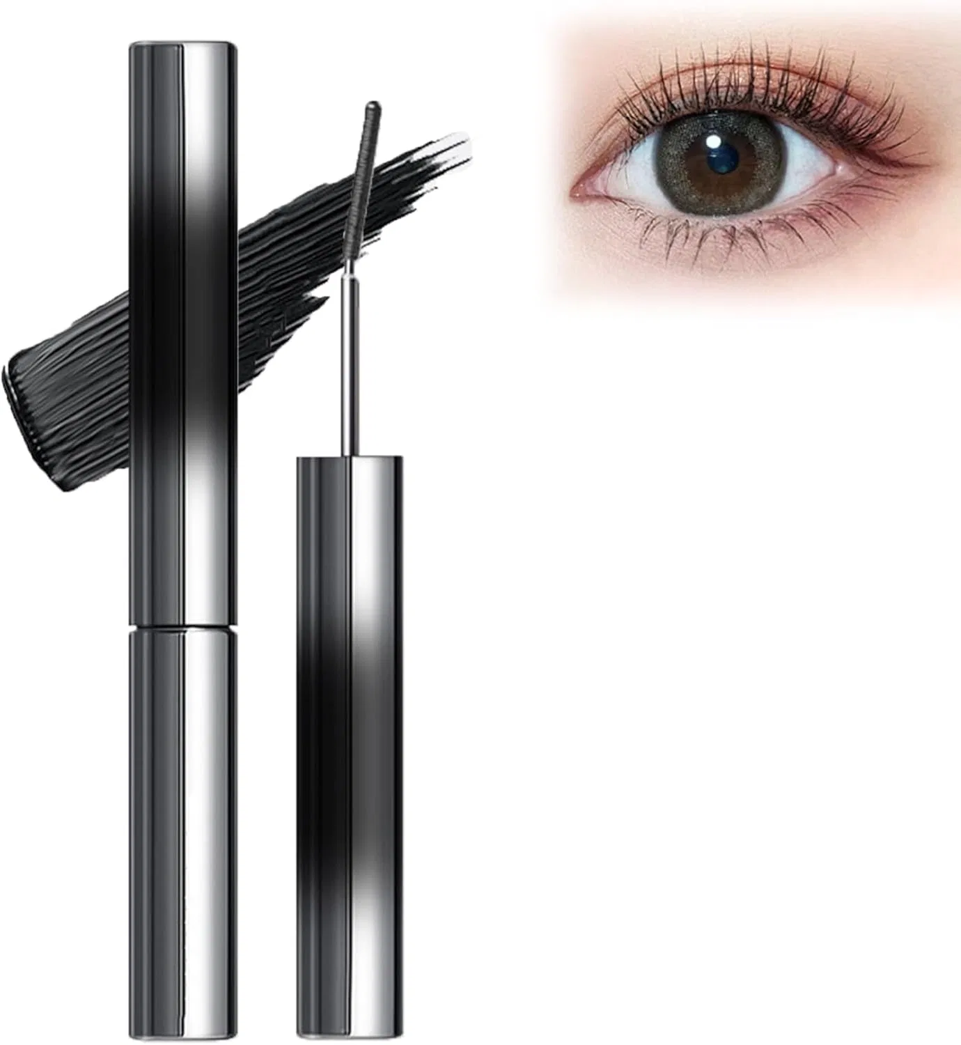 Тушь для ресниц водостойкая 3D Curl Mascara Vibripriya, 1 шт., черная