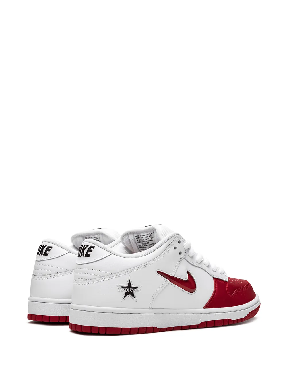 Кроссовки SB Dunk Low из коллаборации с Supreme Nike, красный — фото 3