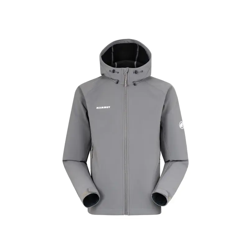 

MAMMUT Куртка Clion Soft Shell унисекс, Titanium Gray (White Logo)