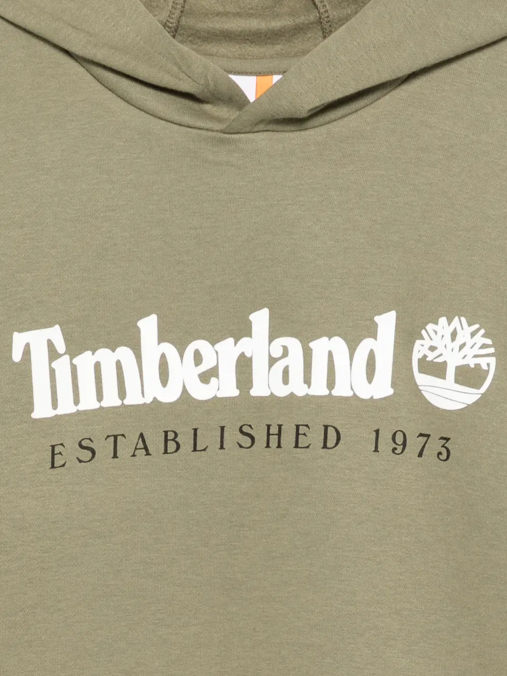 Худи с логотипом Timberland Kids, зеленый — фото 3