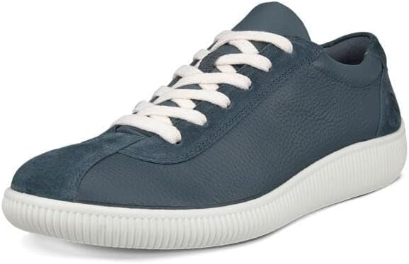 Мужские кроссовки ECCO Soft Zero на шнуровке, Pavement/Pavement — фото 2