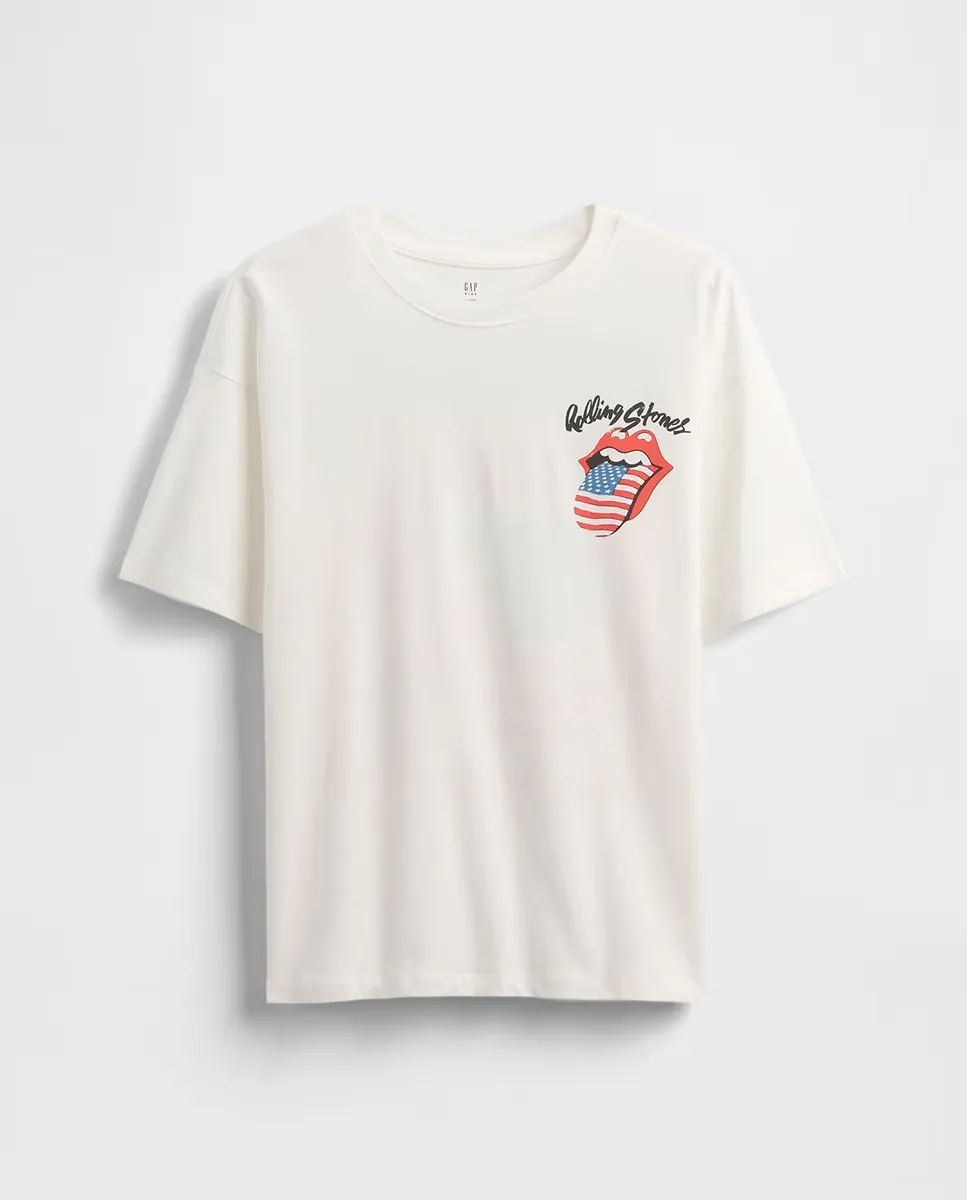 

Футболка с короткими рукавами для мальчика Gap, белый