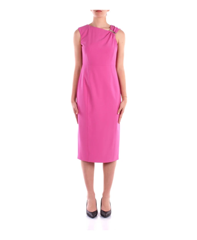 

Розовое платье с разрезом на спине Liu Jo, розовый