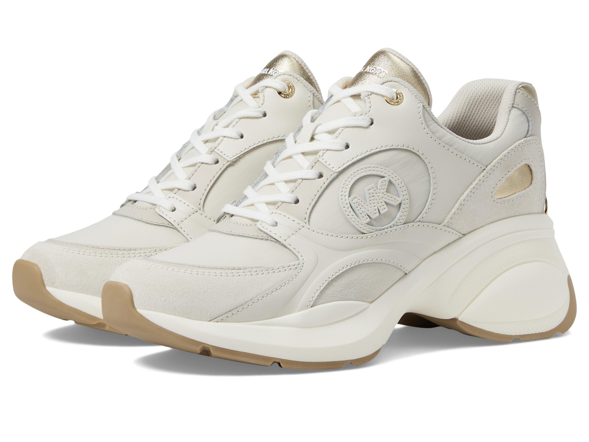 Туфли MICHAEL Michael Kors Zuma Trainer, цвет Pale Gold Multi