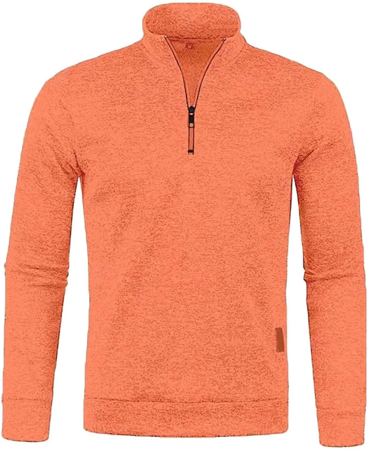 

Толстовка Quarter Zip мужская Slim Fit легкая вязаная с воротником-стойкой RODYETQQ