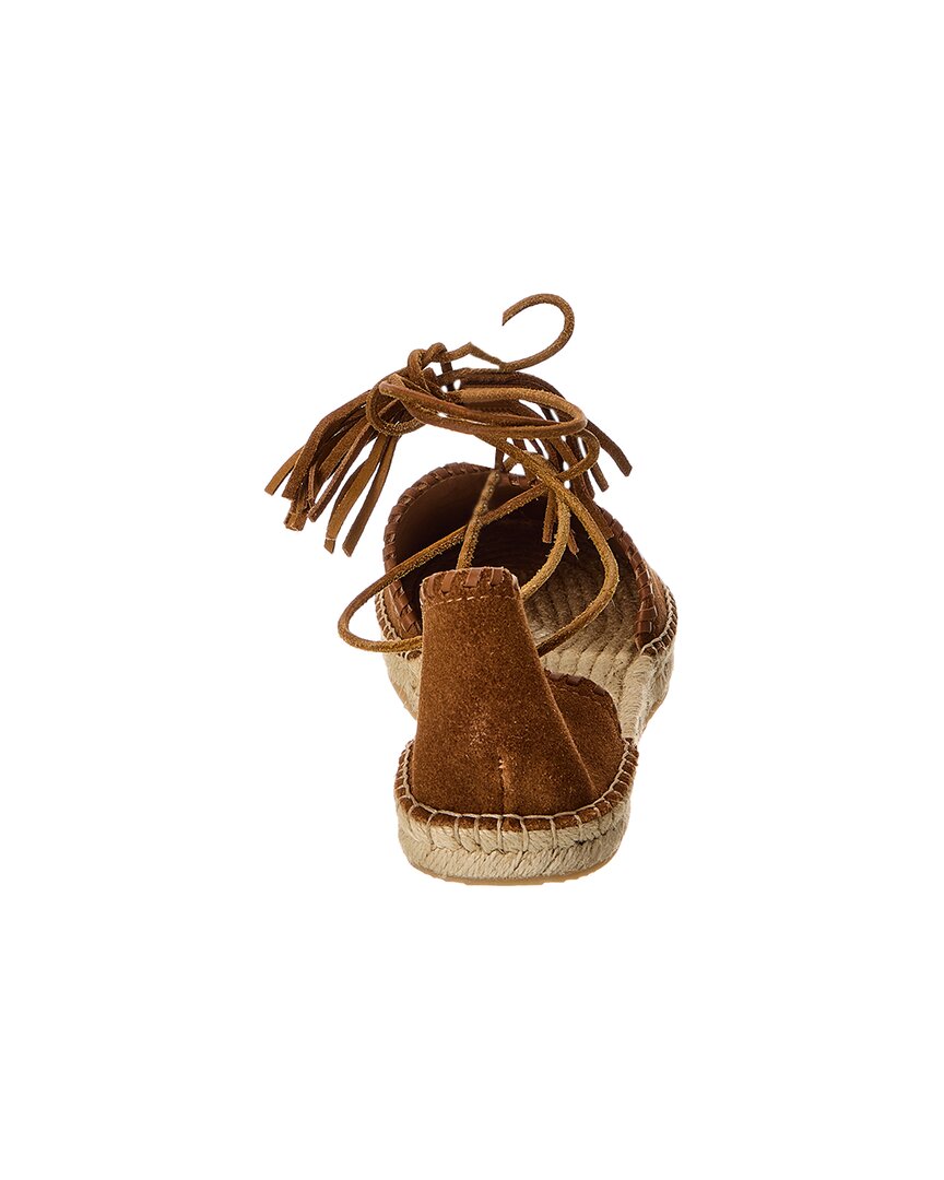 Isabel Marant Celsi Замшевые и кожаные эспадрильи, коричневый — фото 3