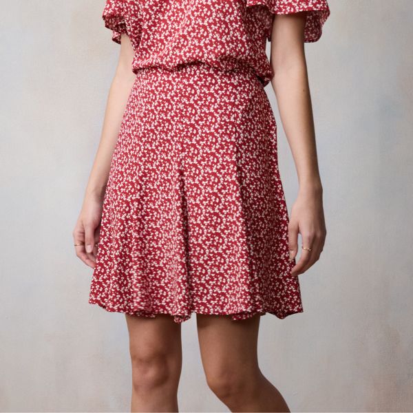 

Мини-юбка-колокол для миниатюрных Lc Lauren Conrad, цвет red heart swirl