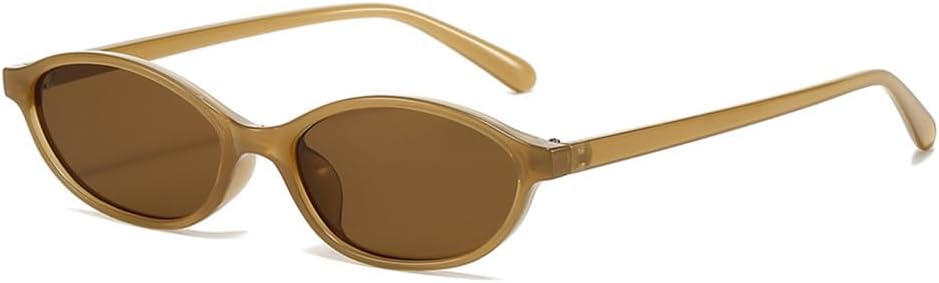 

Ретро-солнцезащитные очки овальной формы для женщин, модные ретро-очки с зеленым градиентом, защита от УФ-излучения UV400 для мужчин, трендовые круглые солнцезащитные очки с заклепками KTUCN, Jelly Yellow Tea