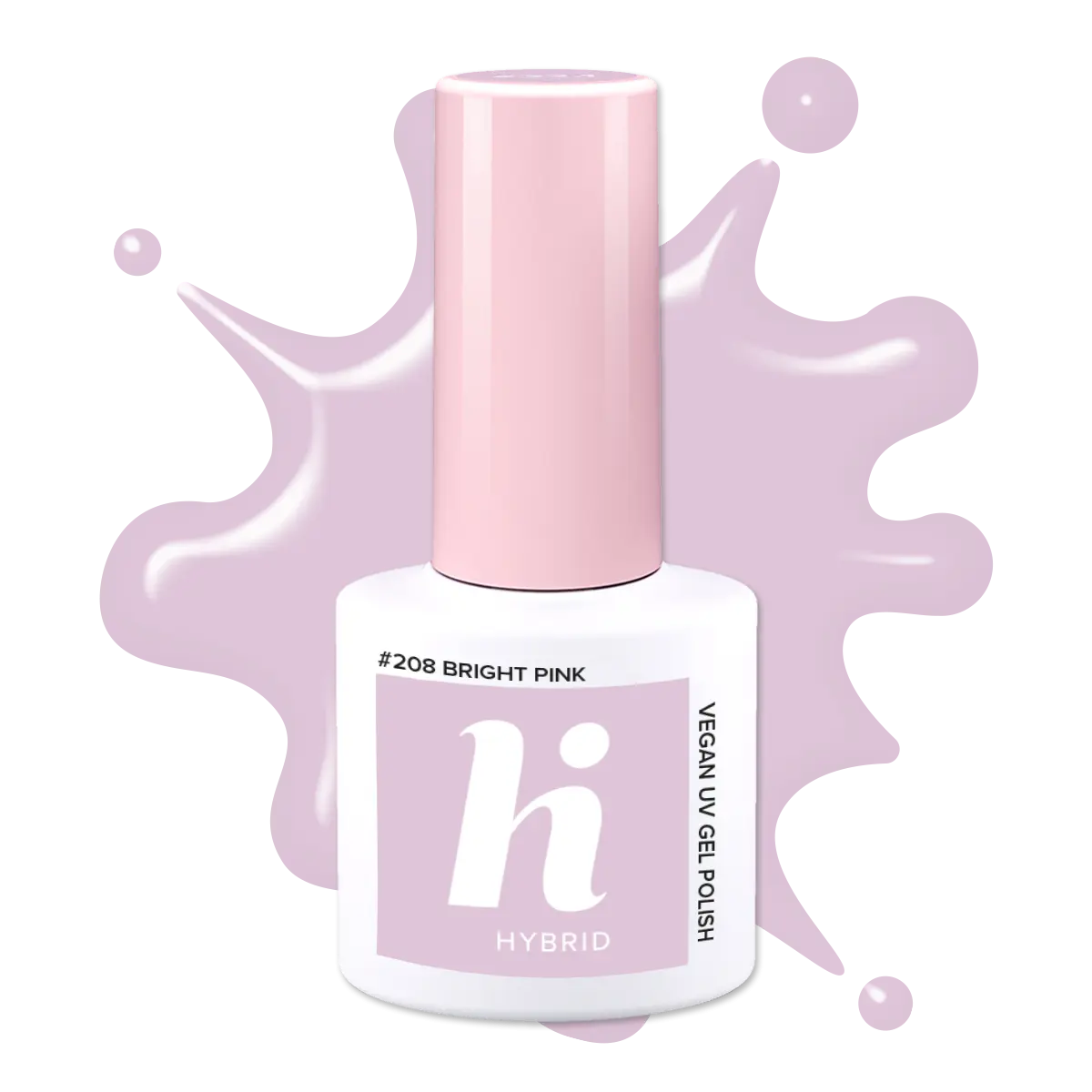 

Гибридный лак для ногтей Hi Hybrid, 208 Bright Pink