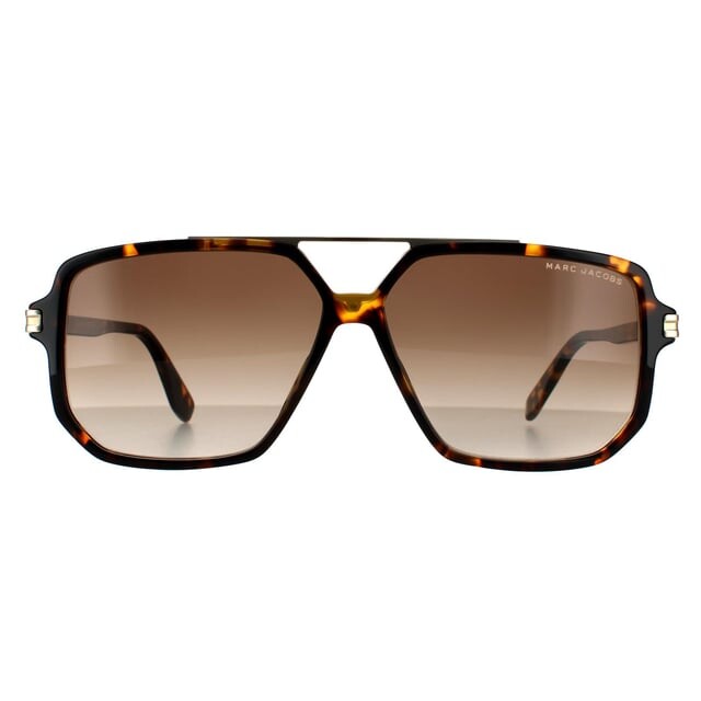 

Мужские солнцезащитные очки Aviator цвета Гавана с градиентом Marc Jacobs, коричневый