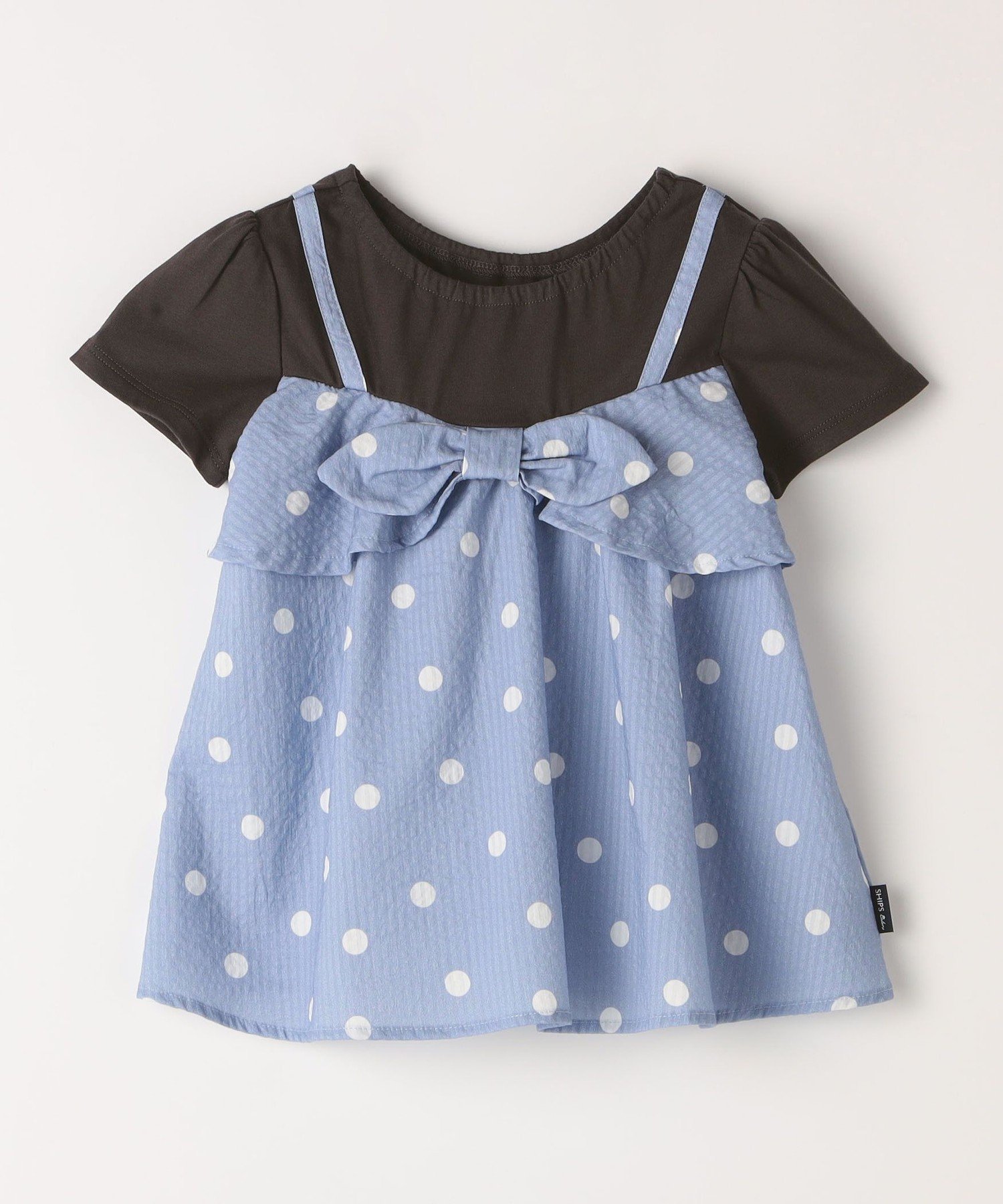 Цвета: 80~130 см / Туника в горошек 2WAY Ships Colors, Dark Gray — фото 2