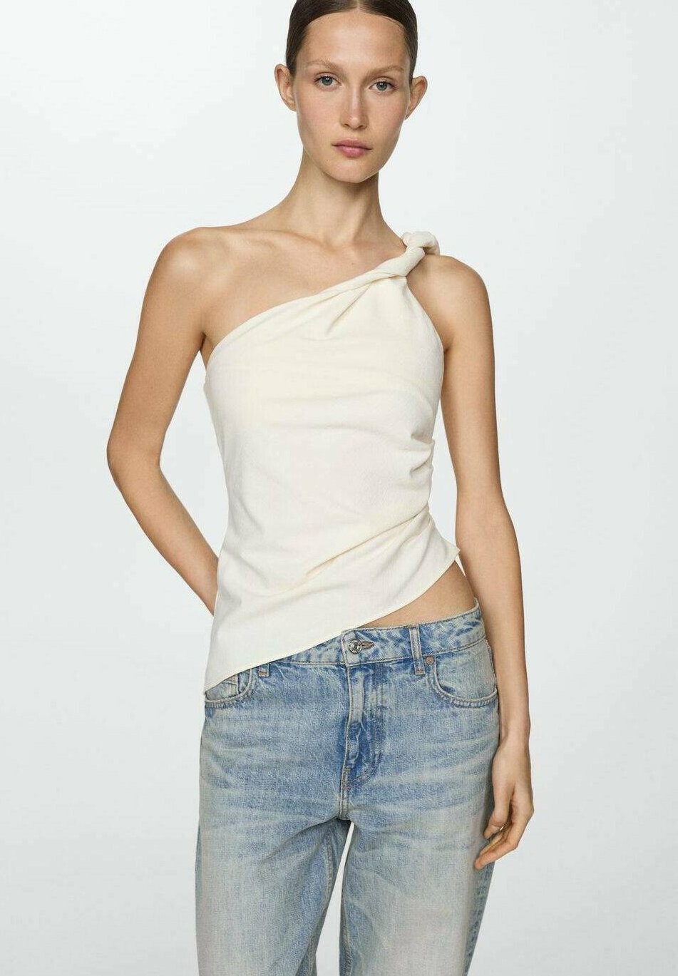 

Мешковатые джинсы AILA Mango, цвет Bleu Clair