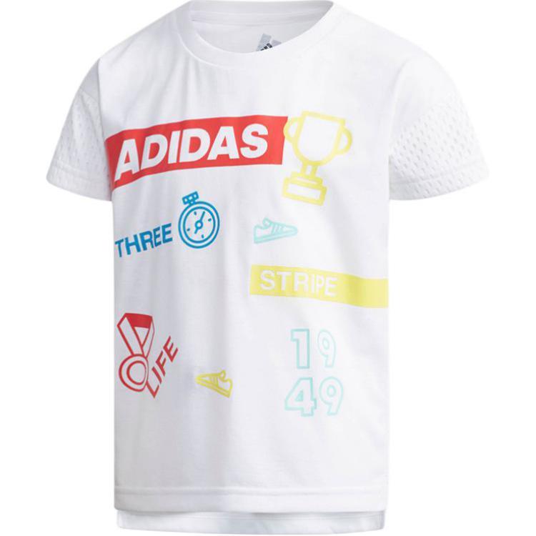 

Футболка белая для младенцев и малышей Adidas