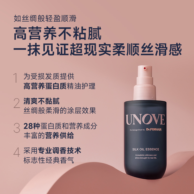 Набор Rono Repairing Hair Mask+Smoothing Essential Oil+Shampoos+No Rinse Essence Spray Shampoo & Conditioner UNOVE, repairing hair mask+smoothing essential oil+repairing shampoos+no-rinse essence spray — фото 4