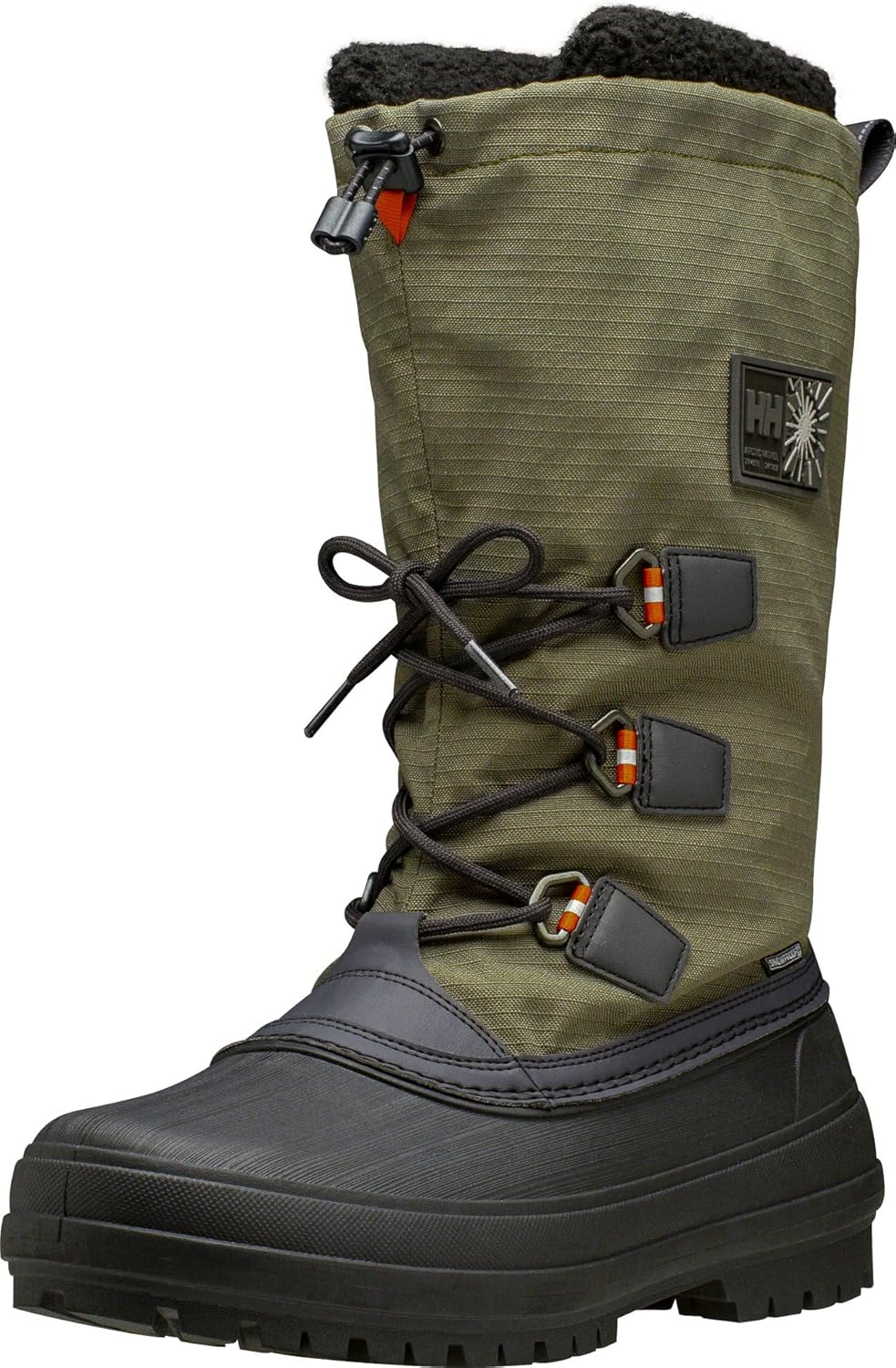 Мужские зимние ботинки Helly-Hansen Arctic Patrol - утепленные, водонепроницаемые, прочные снежные ботинки для экстремально холодной погоды, черный/зеленый — фото 3
