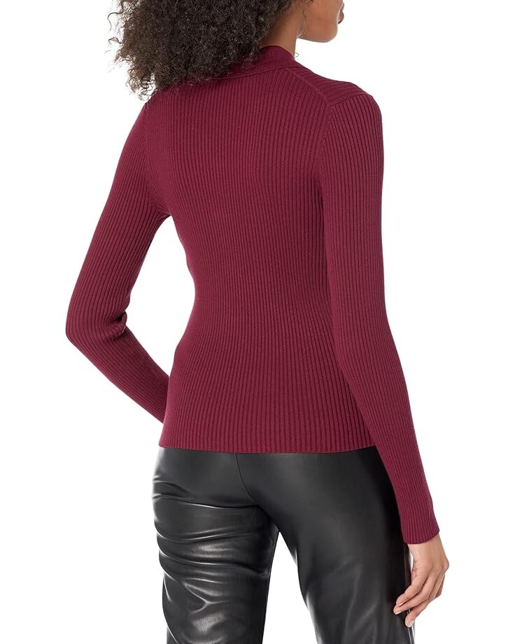 

Свитер Michael Stars Miri Collared Button-Front Top, цвет Auburn