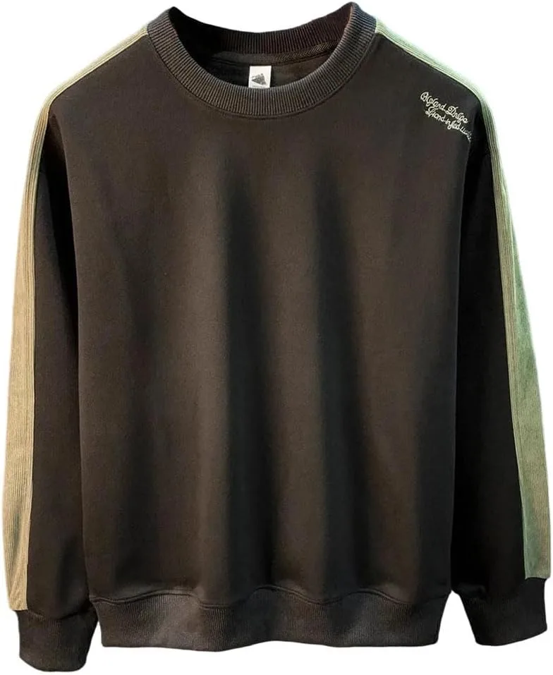 

Мужской худи с контрастными вставками и вышивкой