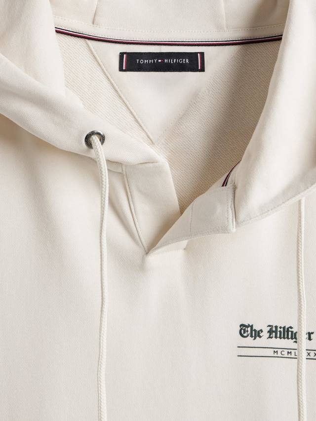 Адаптивный худи Hilfiger Herald Tommy Hilfiger, Ivory Petal — фото 3