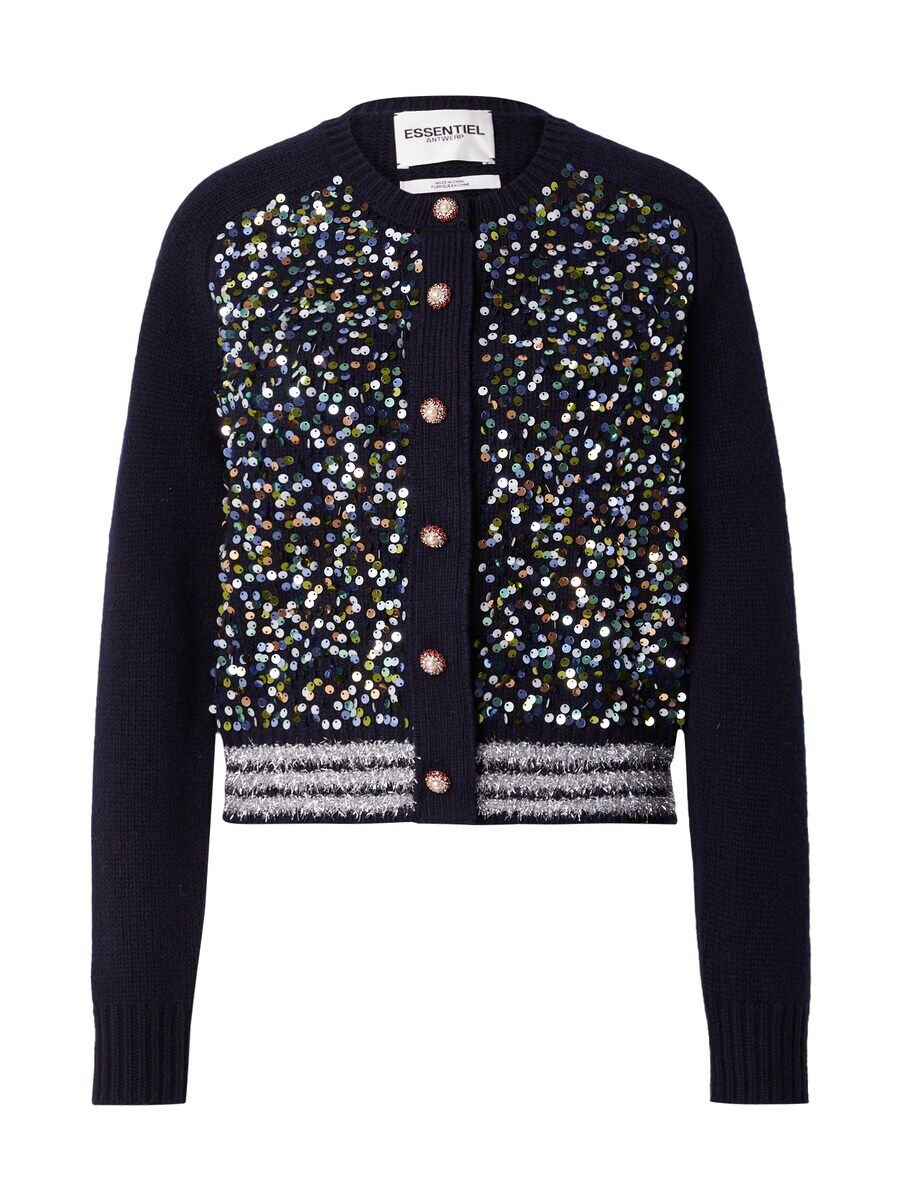 

Вязаный кардиган Essentiel Antwerp Knit Cardigan, темно-синий
