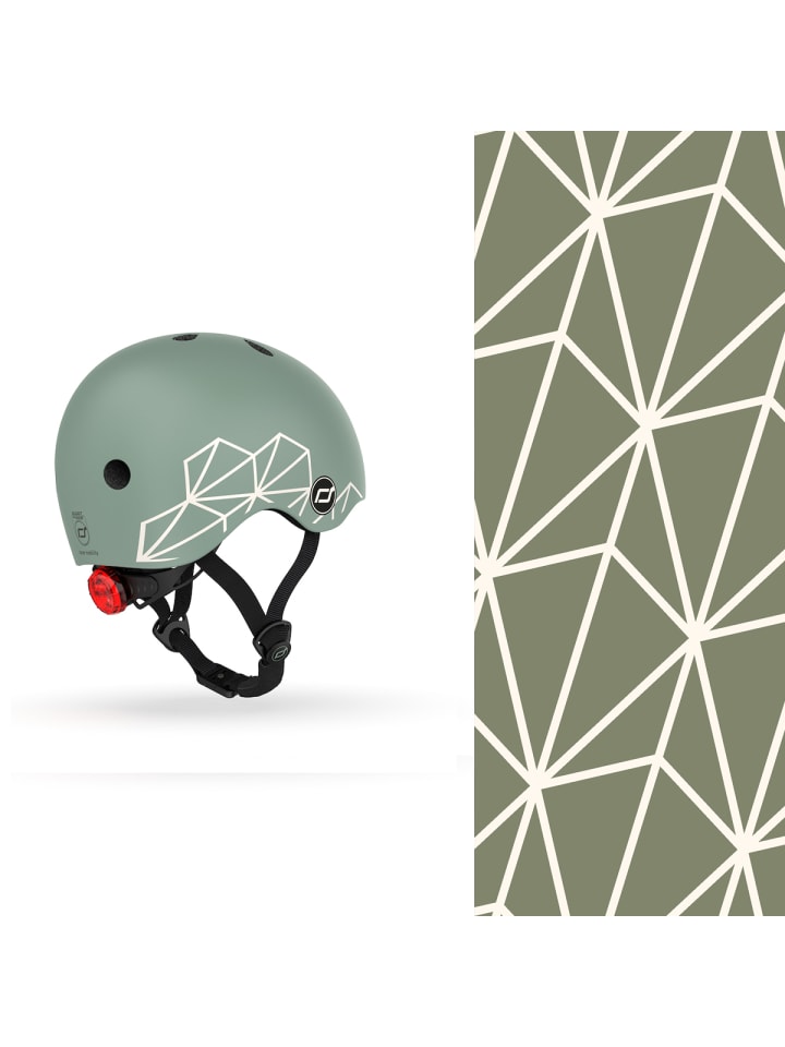 

Детский шлем Scoot&Ride XXS с графическим рисунком - Цвет: зеленые линии Scoot & Ride