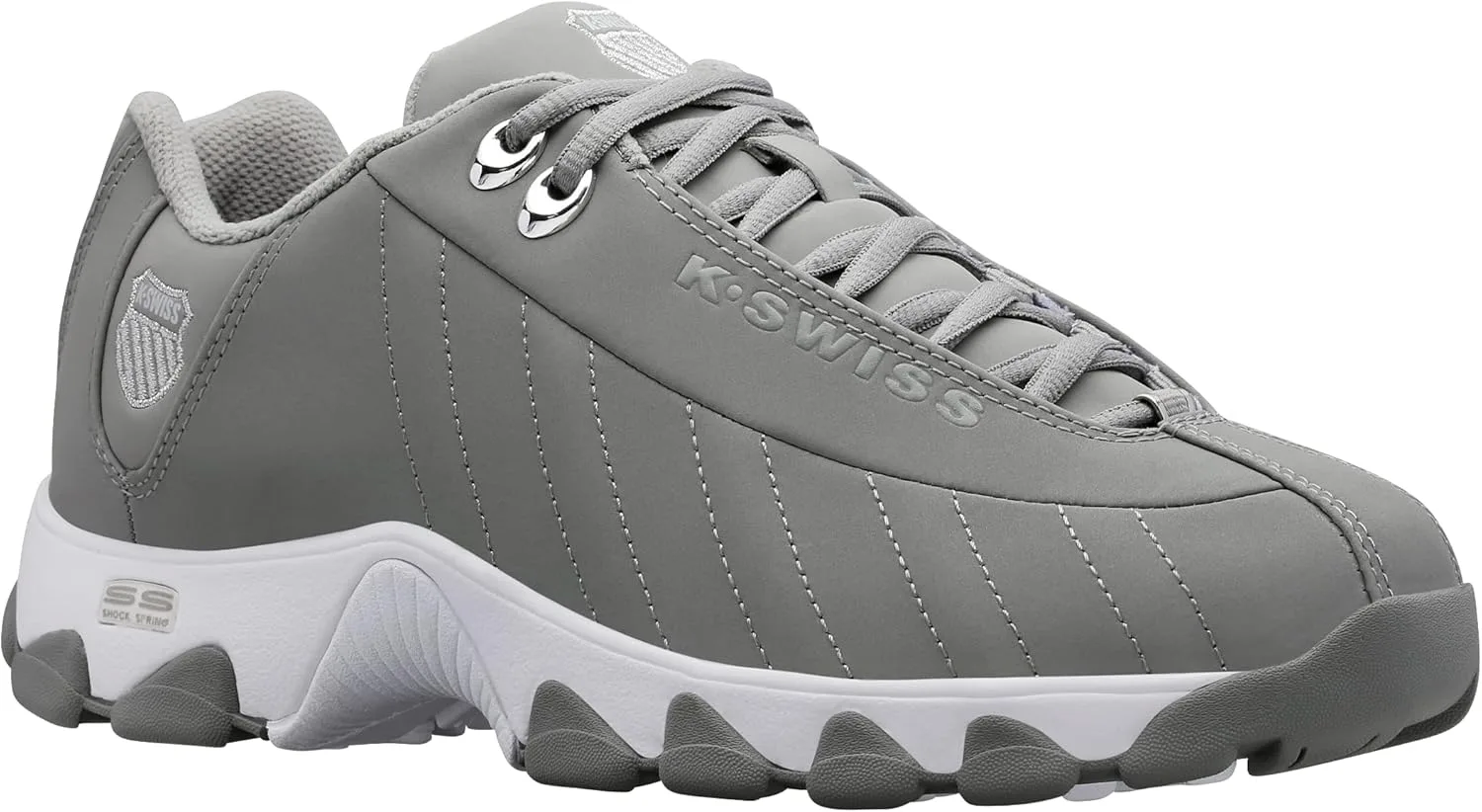 Кроссовки K-Swiss ST329 CMF из кожи, серый — фото 3