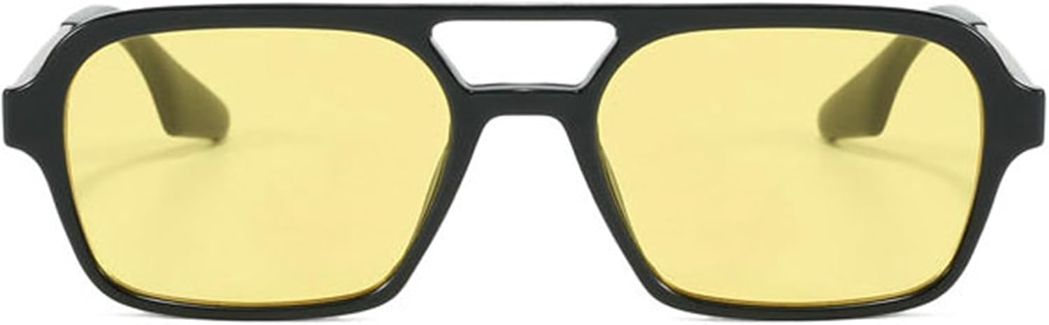 

Мужские солнцезащитные очки Willochra Vintage с двойной перемычкой, квадратной формы, модные, с синим леопардовым принтом, защита от ультрафиолета UV400, модные женские солнцезащитные очки, C4