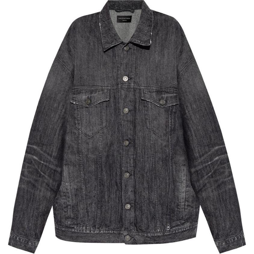 

Джинсовая куртка женская угольно-серая Balenciaga