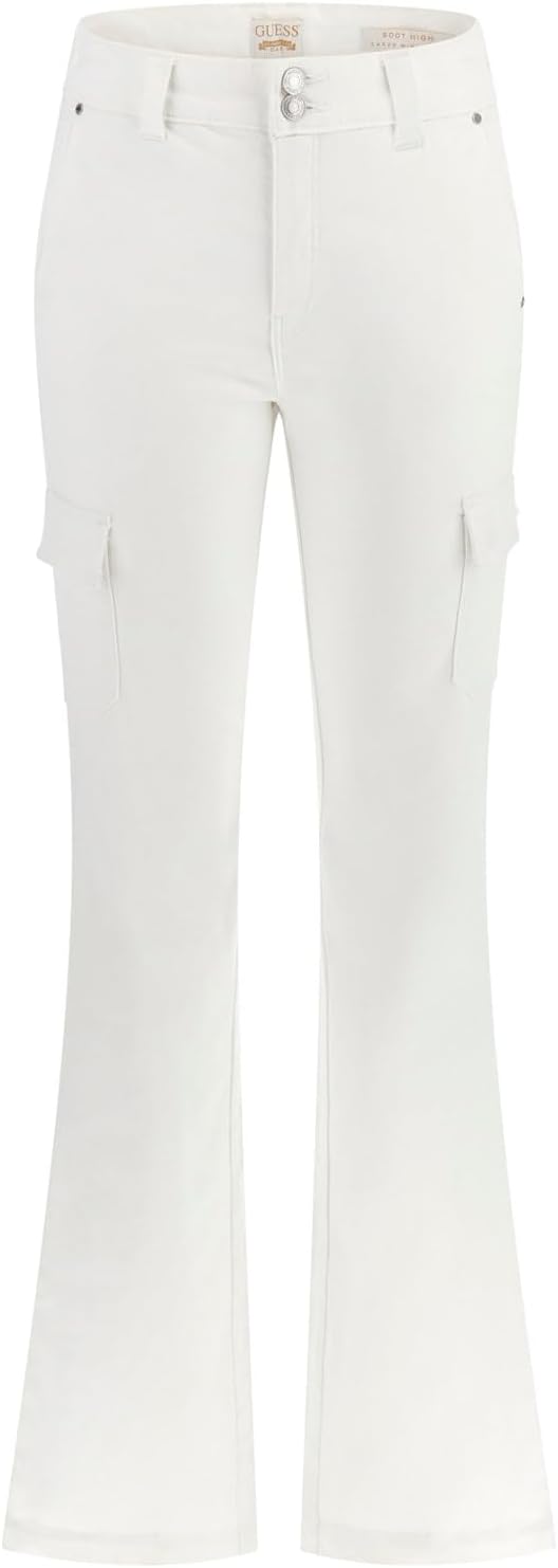 

GUESS Женские новые расклешенные брюки Evelina, Pure White