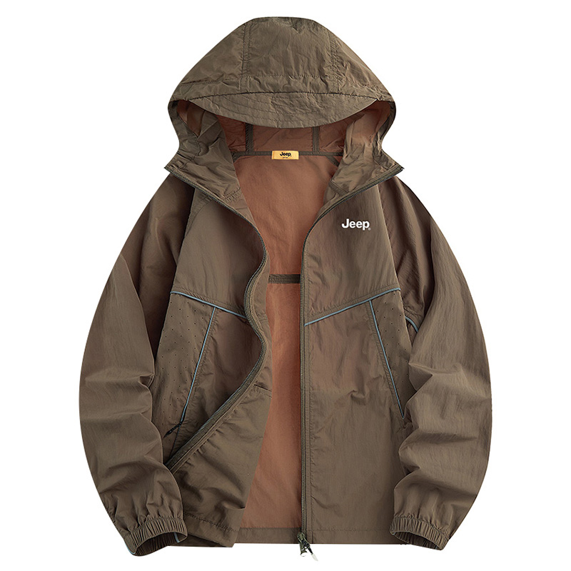 

Суперлегкая дышащая и быстросохнущая одежда с UV-защитой и охлаждающим эффектом, унисекс Jeep, congo коричневый