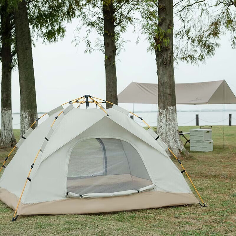 

Палатка Hodtown Free Camping для 3–4 человек Free World, уличная палатка HDW1505W, белый, один размер