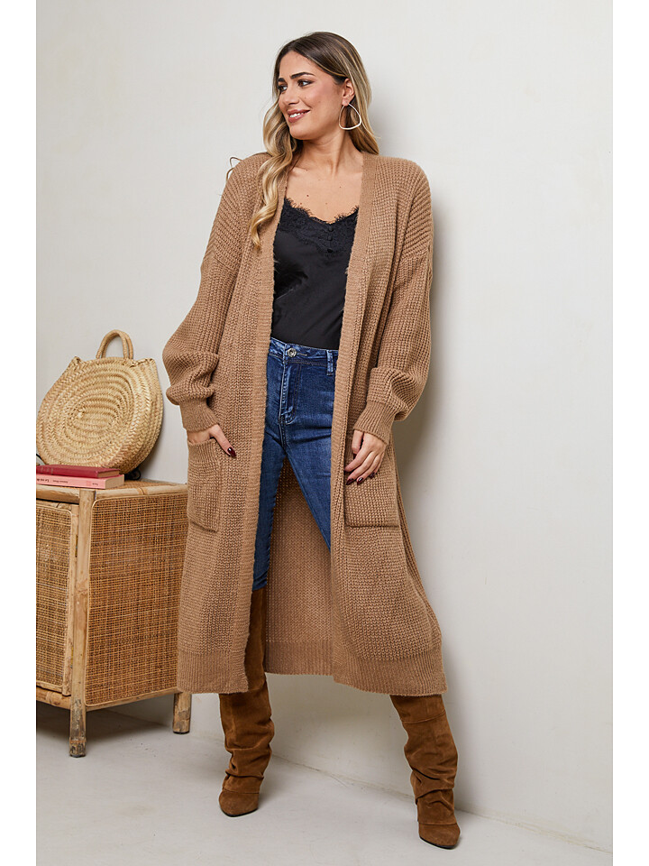 

Кардиган Plus Size Company Finley, кэмел