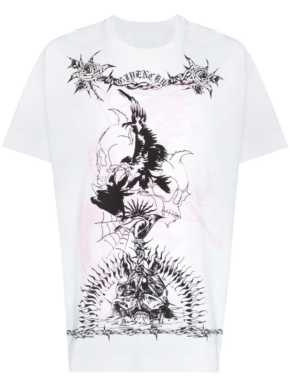

Футболка с принтом Givenchy, белый