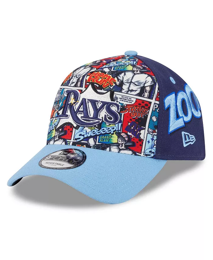 

Кепка Tampa Bay Rays 2025 MLB Diamond Hero Edition с регулируемой оправой 9FORTY, темно-синяя/голубая для больших мальчиков и девочек New Era