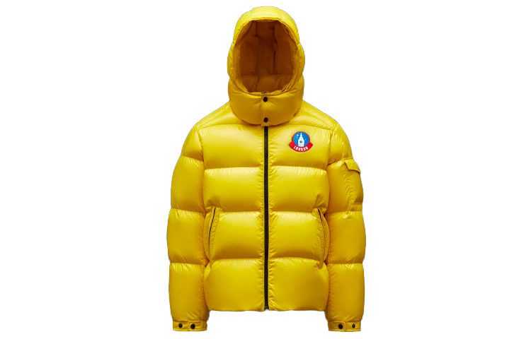 

MONCLER GENIUS Пуховик Aspin унисекс yellow